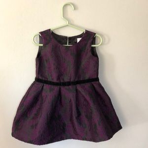 Toddler Holiday Dress, wine color
